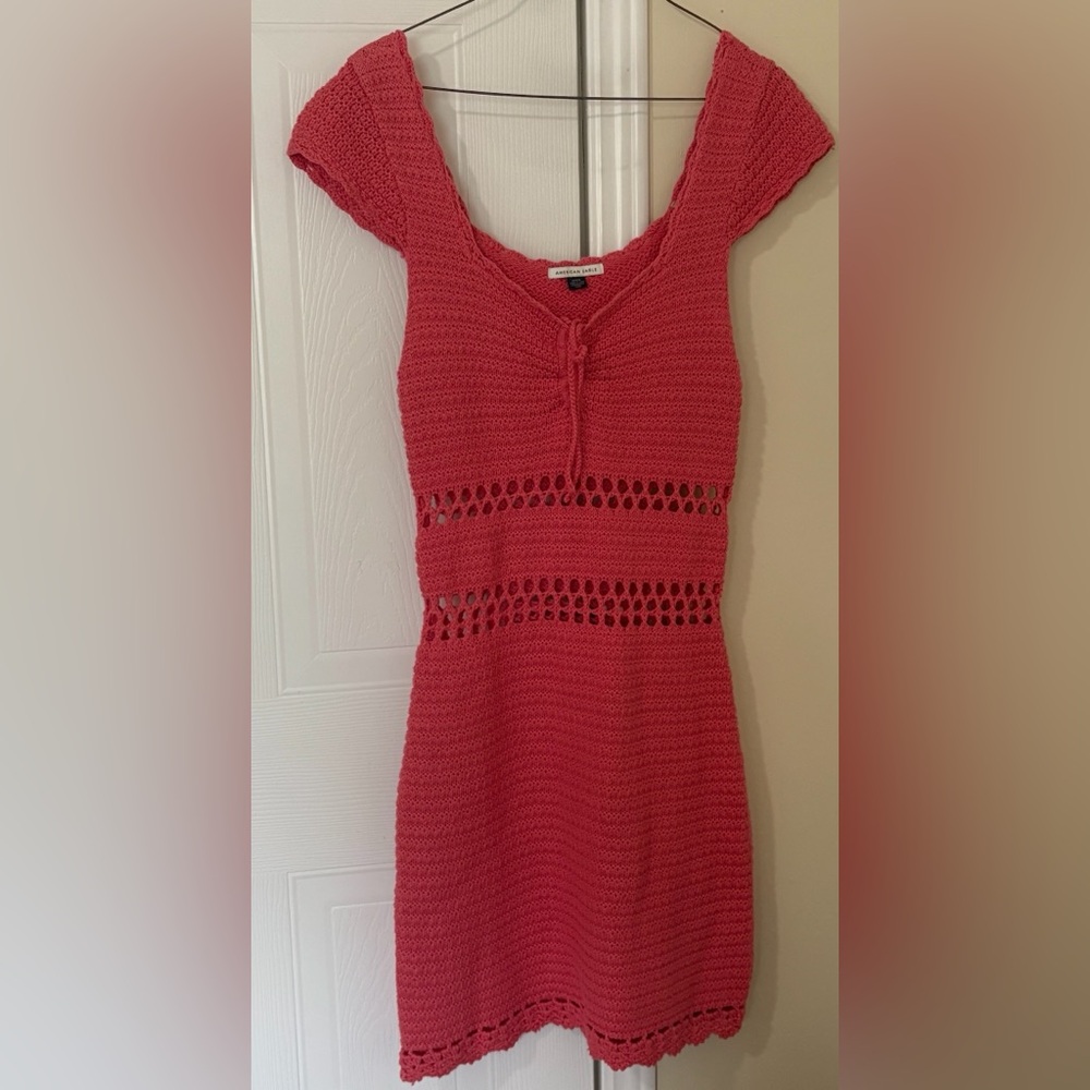 American Eagle Outfitters Pink Knit Dress